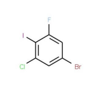 4-Bromo-2-chloro-6-fluoroiodobenzene - chemical structure image