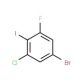 4-Bromo-2-chloro-6-fluoroiodobenzene - chemical structure image
