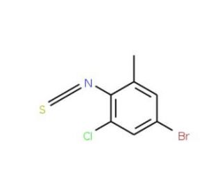 4-Bromo-2-chloro-6-methylphenyl isothiocyanate - chemical structure image