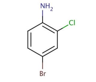 4-Bromo-2-chloroaniline (CAS 38762-41-3) - chemical structure image
