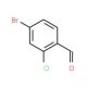 4-Bromo-2-chlorobenzaldehyde (CAS 158435-41-7) - chemical structure image