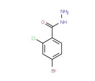 4-Bromo-2-chlorobenzhydrazide (CAS 206559-39-9) - chemical structure image