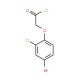 (4-bromo-2-chlorophenoxy)acetyl chloride - chemical structure image