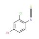 4-Bromo-2-chlorophenyl isothiocyanate (CAS 98041-69-1) - chemical structure image