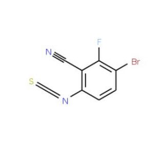 4-Bromo-2-cyano-3-fluorophenylisothiocyanate - chemical structure image
