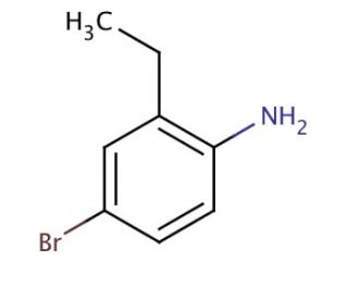4-Bromo-2-ethylaniline (CAS 45762-41-2) - chemical structure image