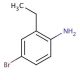 4-Bromo-2-ethylaniline (CAS 45762-41-2) - chemical structure image