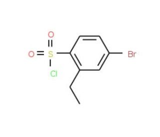 4-Bromo-2-ethylbenzenesulphonyl chloride (CAS 175278-24-7) - chemical structure image