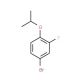 4-Bromo-2-fluoro-1-isopropoxybenzene (CAS 202865-80-3) - chemical structure image