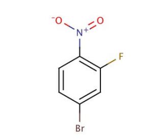4-Bromo-2-fluoro-1-nitrobenzene (CAS 321-23-3) - chemical structure image