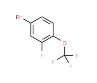4-Bromo-2-fluoro-1-(trifluoromethoxy)benzene (CAS 105529-58-6) - chemical structure image