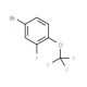 4-Bromo-2-fluoro-1-(trifluoromethoxy)benzene (CAS 105529-58-6) - chemical structure image