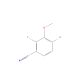 4-Bromo-2-fluoro-3-methoxybenzonitrile (CAS 1426073-33-7) - chemical structure image