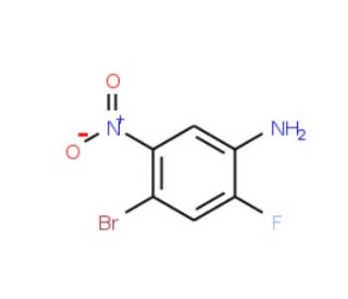 4-Bromo-2-fluoro-5-nitroaniline (CAS 87547-06-6) - chemical structure image