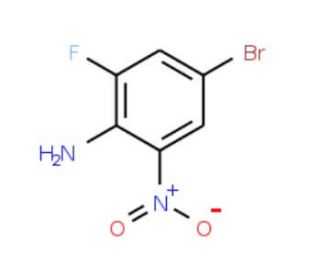 4-Bromo-2-fluoro-6-nitroaniline (CAS 517920-70-6) - chemical structure image