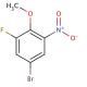 4-Bromo-2-fluoro-6-nitroanisole (CAS 74266-66-3) - chemical structure image