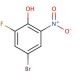 4-Bromo-2-fluoro-6-nitrophenol (CAS 320-76-3) - chemical structure image
