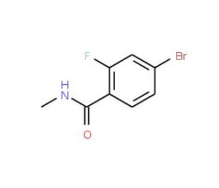 4-Bromo-2-fluoro-N-methylbenzamide (CAS 749927-69-3) - chemical structure image