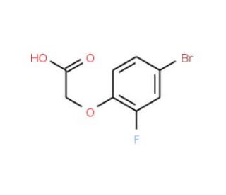 (4-Bromo-2-fluoro-phenoxy)-acetic acid (CAS 451-90-1) - chemical structure image