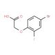 (4-Bromo-2-fluoro-phenoxy)-acetic acid (CAS 451-90-1) - chemical structure image