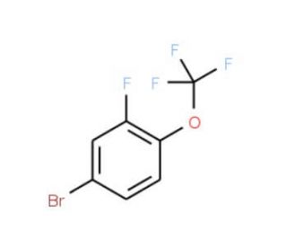 4-Bromo-2-fluoro(trifluoromethoxy)benzene (CAS 105529-58-6) - chemical structure image