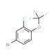 4-Bromo-2-fluoro(trifluoromethoxy)benzene (CAS 105529-58-6) - chemical structure image