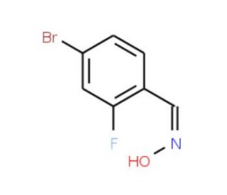 4-Bromo-2-fluorobenzaldoxime (CAS 202865-64-3) - chemical structure image