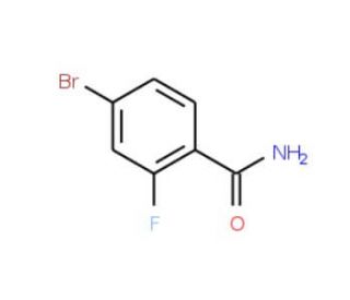 4-Bromo-2-fluorobenzamide (CAS 292621-45-5) - chemical structure image