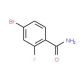 4-Bromo-2-fluorobenzamide (CAS 292621-45-5) - chemical structure image