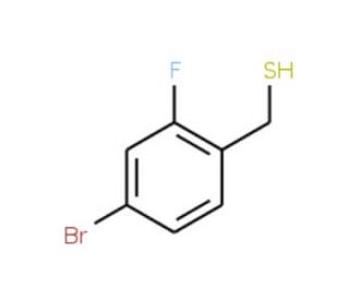 4-Bromo-2-fluorobenzyl mercaptan (CAS 886498-29-9) - chemical structure image