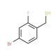 4-Bromo-2-fluorobenzyl mercaptan (CAS 886498-29-9) - chemical structure image