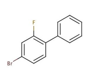 4-Bromo-2-fluorobiphenyl (CAS 41604-19-7) - chemical structure image