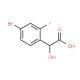 4-Bromo-2-fluoromandelic acid (CAS 668970-55-6) - chemical structure image