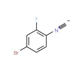 4-Bromo-2-fluorophenylisocyanide (CAS 730964-93-9) - chemical structure image