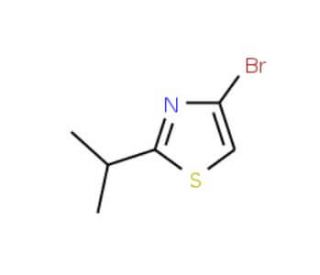 4-Bromo-2-isopropyl-1,3-thiazole (CAS 376585-97-6) - chemical structure image