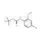 4-Bromo-2-methoxy-N-Boc-aniline (CAS 262433-01-2) - chemical structure image