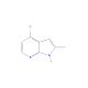 4-Bromo-2-methyl-1H-pyrrolo[2,3-b]pyridine (CAS 1014613-64-9) - chemical structure image