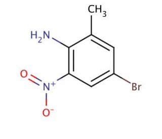 4-Bromo-2-methyl-6-nitroaniline (CAS 77811-44-0) - chemical structure image