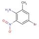 4-Bromo-2-methyl-6-nitroaniline (CAS 77811-44-0) - chemical structure image