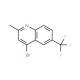 4-Bromo-2-methyl-6-trifluoromethylquinoline (CAS 1070879-56-9) - chemical structure image