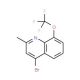 4-Bromo-2-methyl-8-trifluoromethoxyquinoline (CAS 1189107-44-5) - chemical structure image