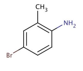 4-Bromo-2-methylaniline (CAS 583-75-5) - chemical structure image