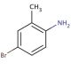 4-Bromo-2-methylaniline (CAS 583-75-5) - chemical structure image