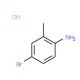 4-Bromo-2-methylaniline hydrochloride (CAS 13194-70-2) - chemical structure image