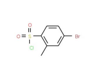 4-Bromo-2-methylbenzenesulphonyl chloride (CAS 139937-37-4) - chemical structure image