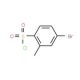 4-Bromo-2-methylbenzenesulphonyl chloride (CAS 139937-37-4) - chemical structure image
