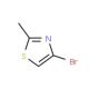 4-Bromo-2-methylthiazole (CAS 298694-30-1) - chemical structure image