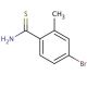 4-Bromo-2-methylthiobenzamide (CAS 397845-03-3) - chemical structure image