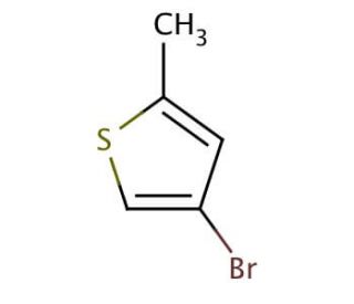 4-Bromo-2-methylthiophene (CAS 29421-92-9) - chemical structure image
