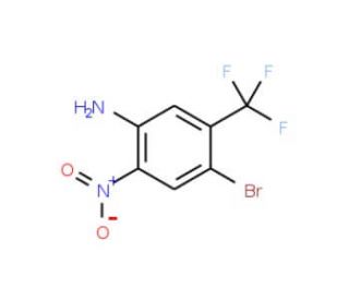 4-Bromo-2-nitro-5-(trifluoromethyl)aniline (CAS 683241-86-3) - chemical structure image